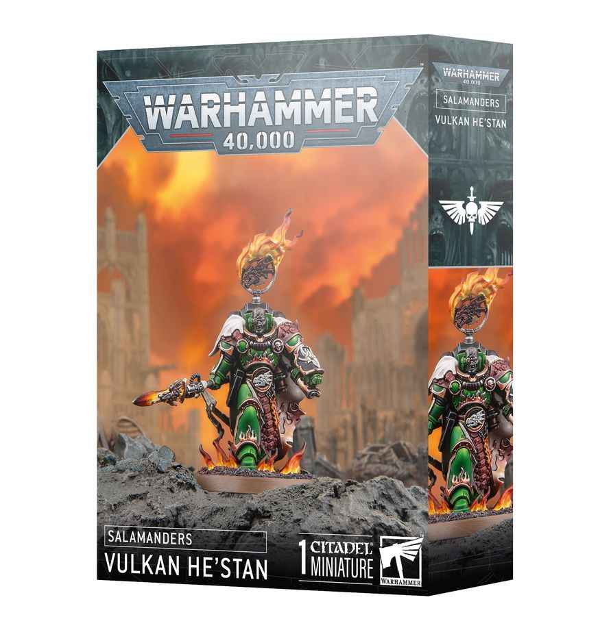 Vulkan He'stan – Padre Forjador Salamanders Warhammer 40.000 | Miniatura para Pintar