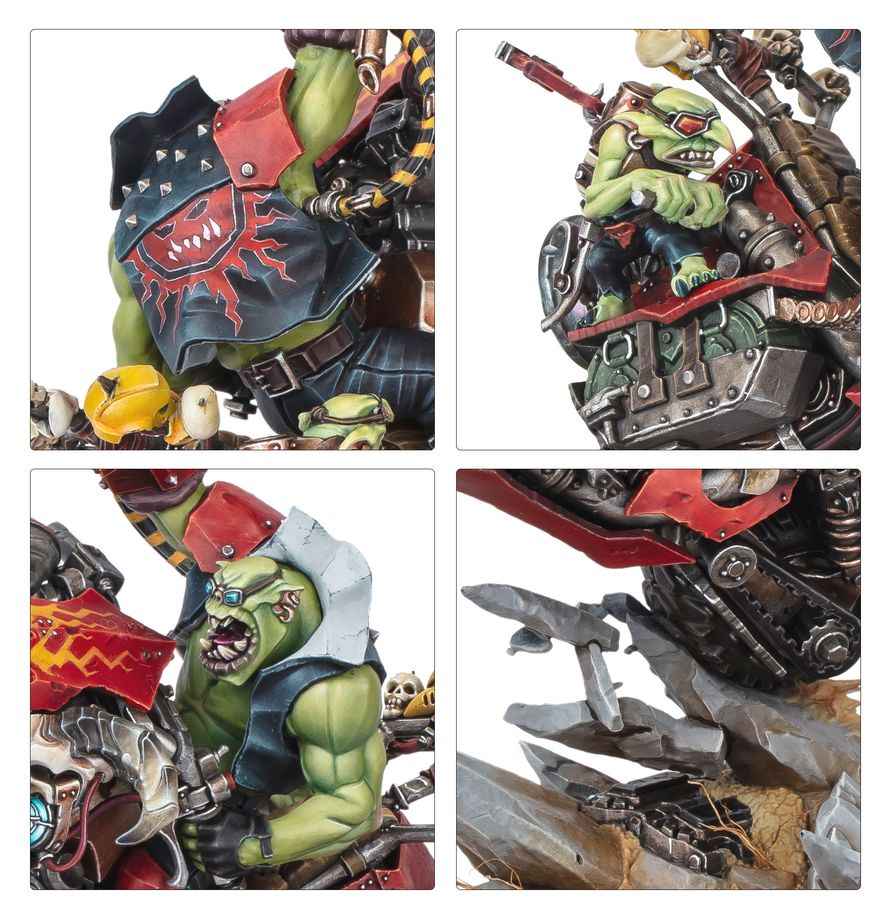 Wazdakka Gutsmek Warhammer 40K - Kaudillo Orko en Moto Games Workshop