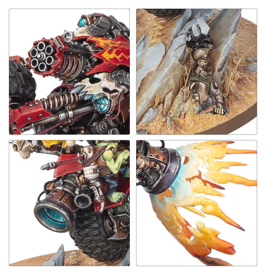 Apañoz el Grot acompañante de Wazdakka Gutsmek - Miniatura orka Warhammer 40000