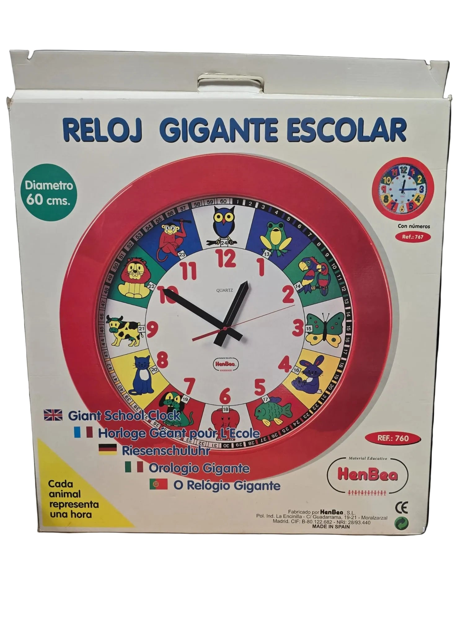 Reloj de aprendizaje