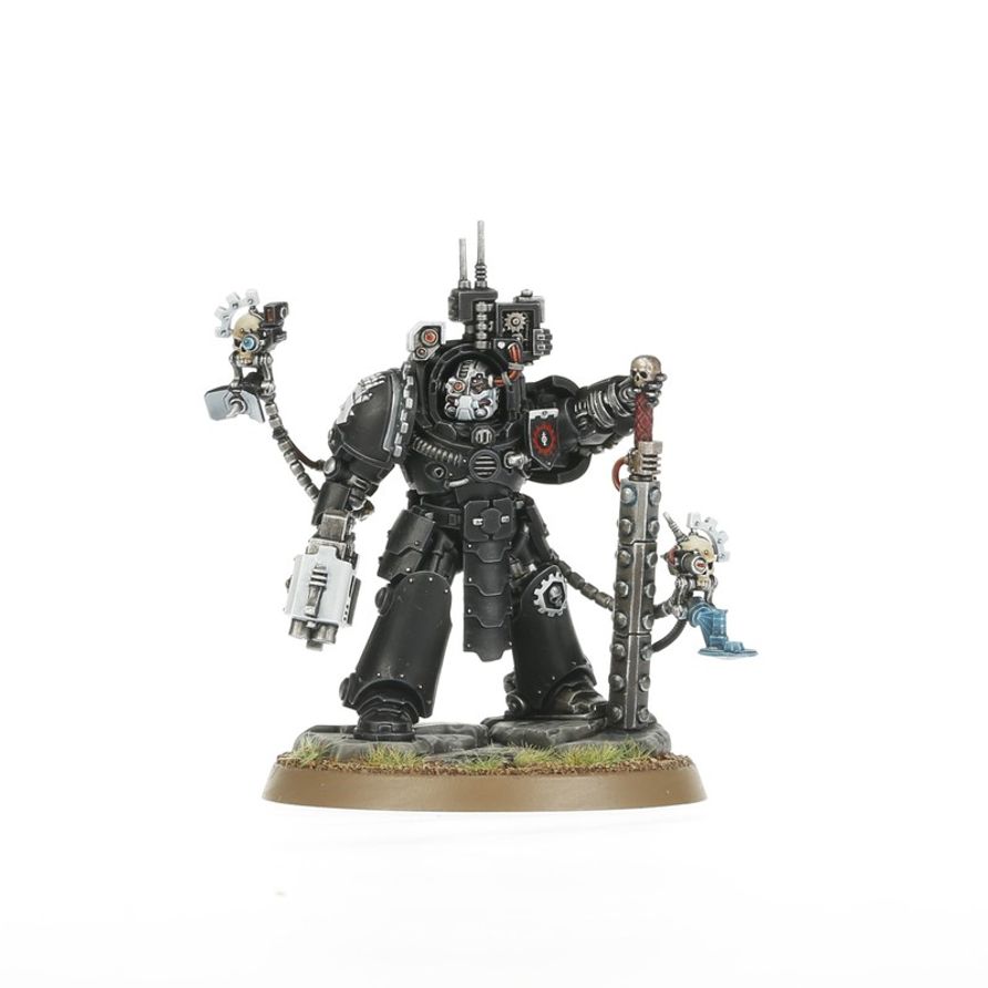 Detalle biónico Caanok Var Manos de Hierro ojo biónico y mano de hierro miniatura Citadel