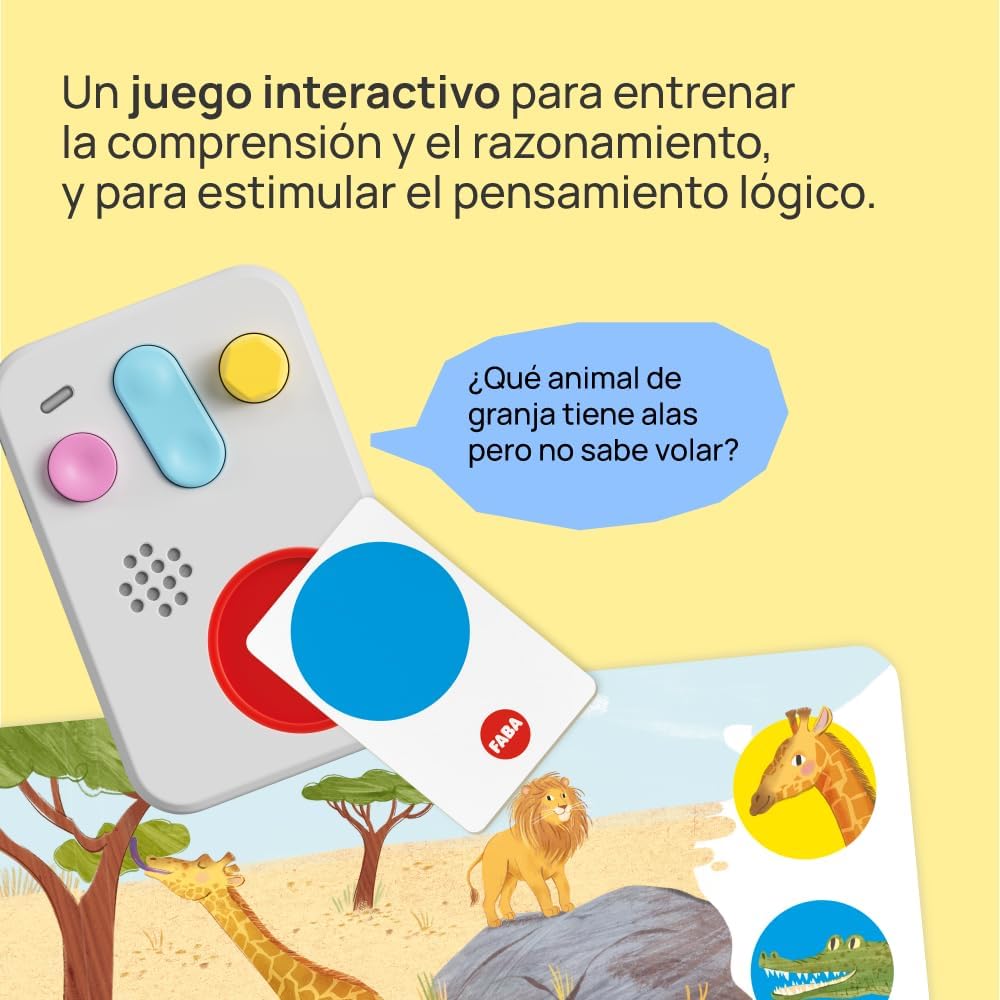 Juego interactivo para entrenar la comprensión y el razonamiento , y para estimular el pensamiento lógico . 