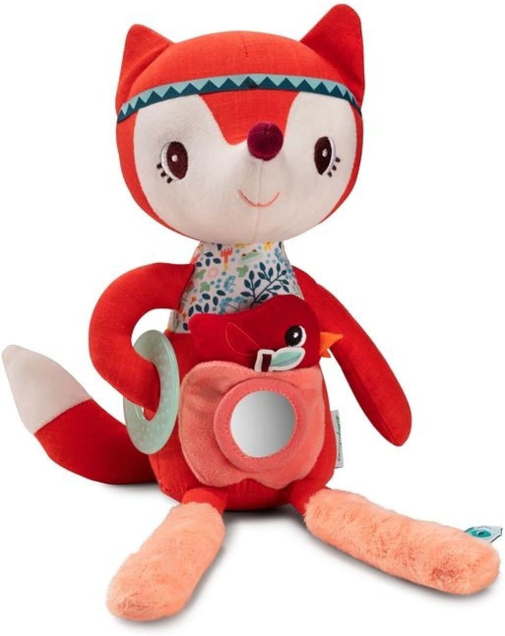 Peluche de actividades Alice Lilliputiens - Juguete sensorial zorrita para bebés +9 meses