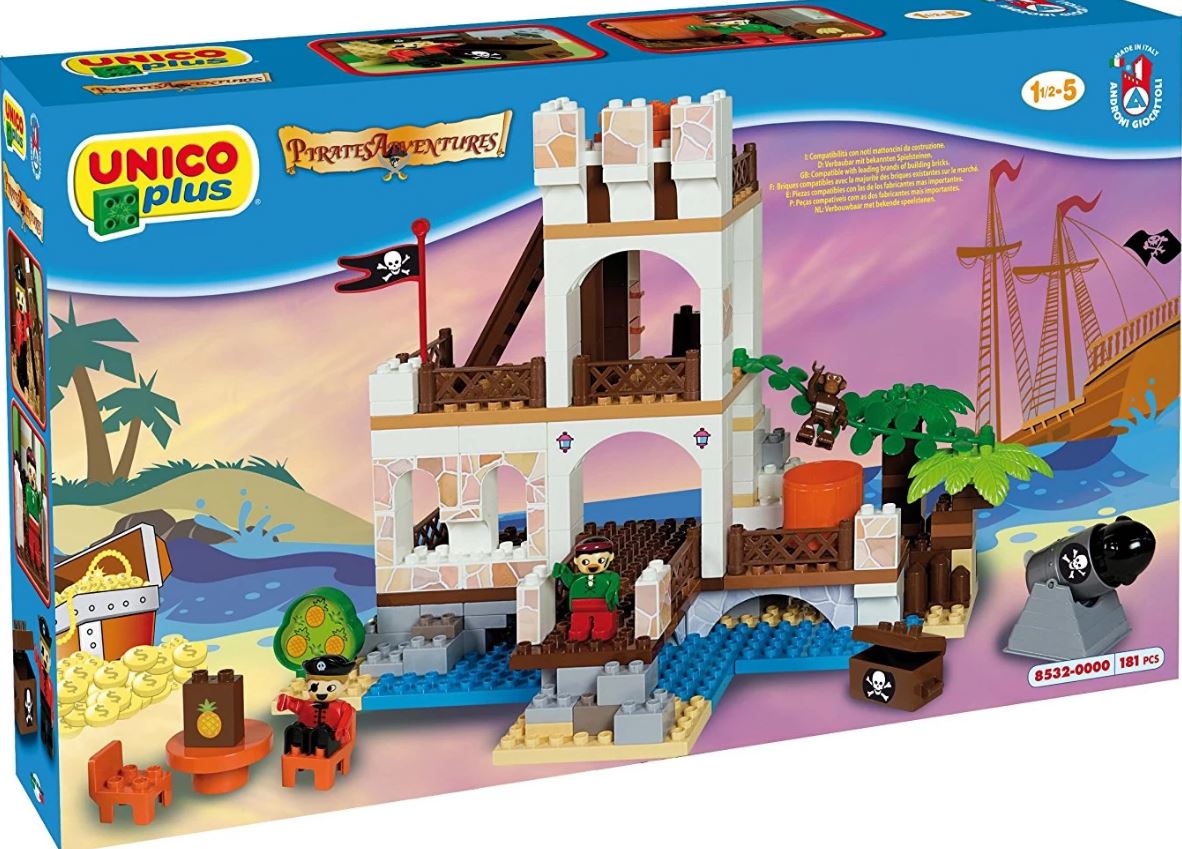 Fortaleza pirata UNICO Plus de 181 piezas | Pirates Adventures