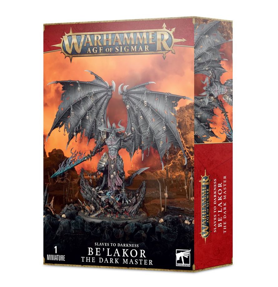 Caja oficial de Games Workshop Warhammer Be'lakor (Referencia 97-16).