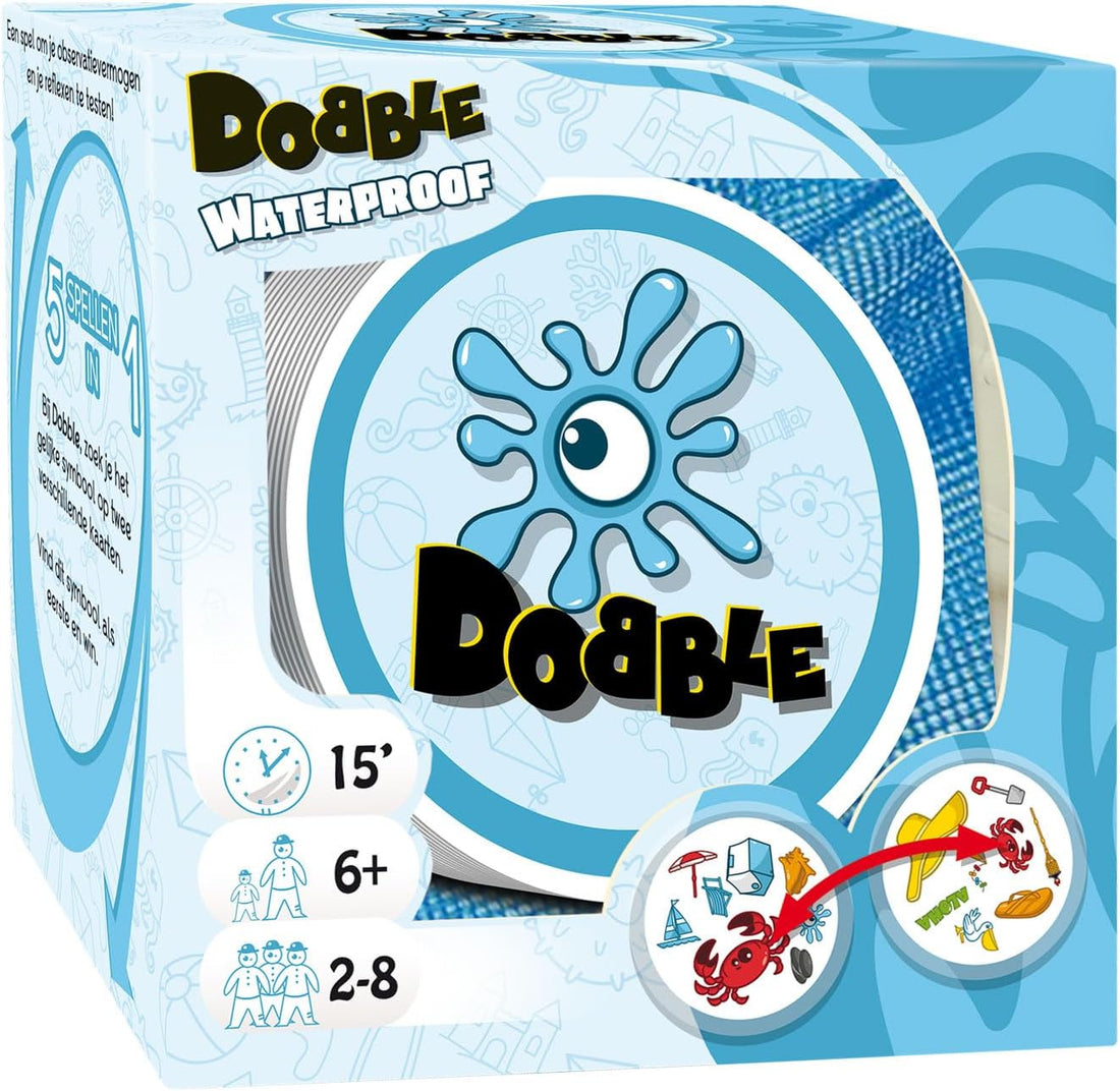 Dobble Beach Asmodee - juego de cartas veraniego para 2-8 jugadores +6 años