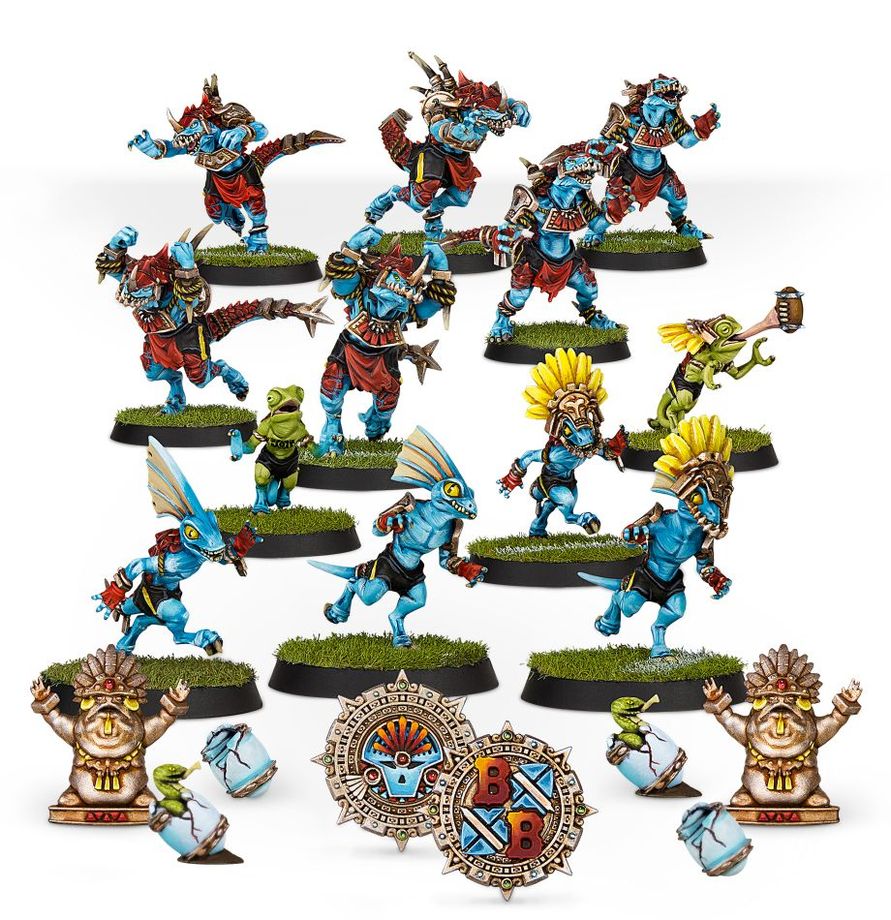 Blood Bowl: Gwaka'moli Crater Gators - Equipo de Hombres Lagarto - Warhammer 200-74