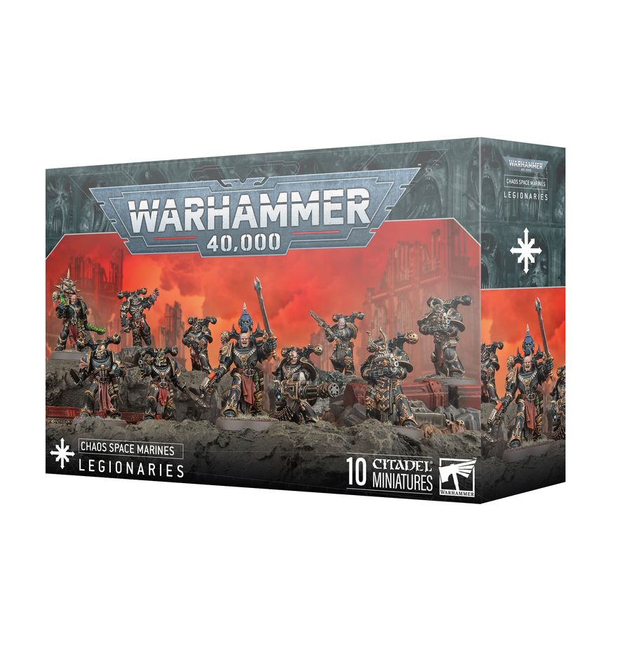 Caja Legionarios del Caos Warhammer 40K Chaos Space Marines 10 miniaturas