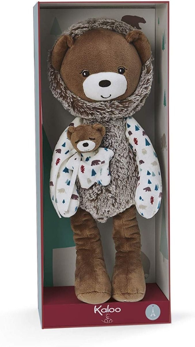 Packaging premium Filoo by Kaloo – caja regalo Osito Gaston lista para regalar en nacimiento o bautizo