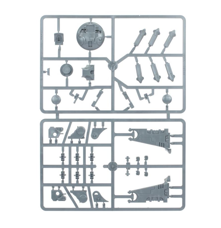 Componentes de plástico Cañonera Cabeza de Martillo - 88 piezas para modelismo Warhammer 40K