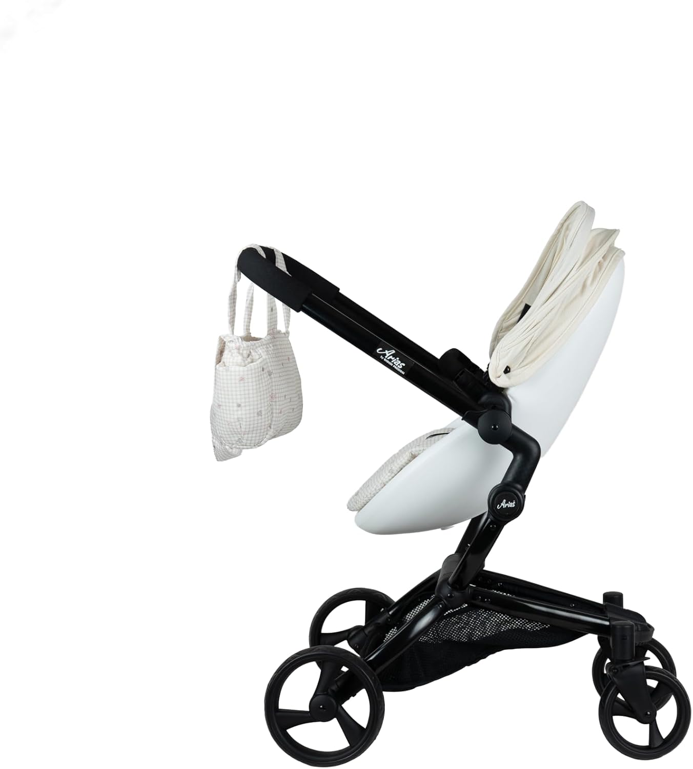 Sillita Urban Muñecas Arias vista lateral con manillar negro altura 72,5 cm