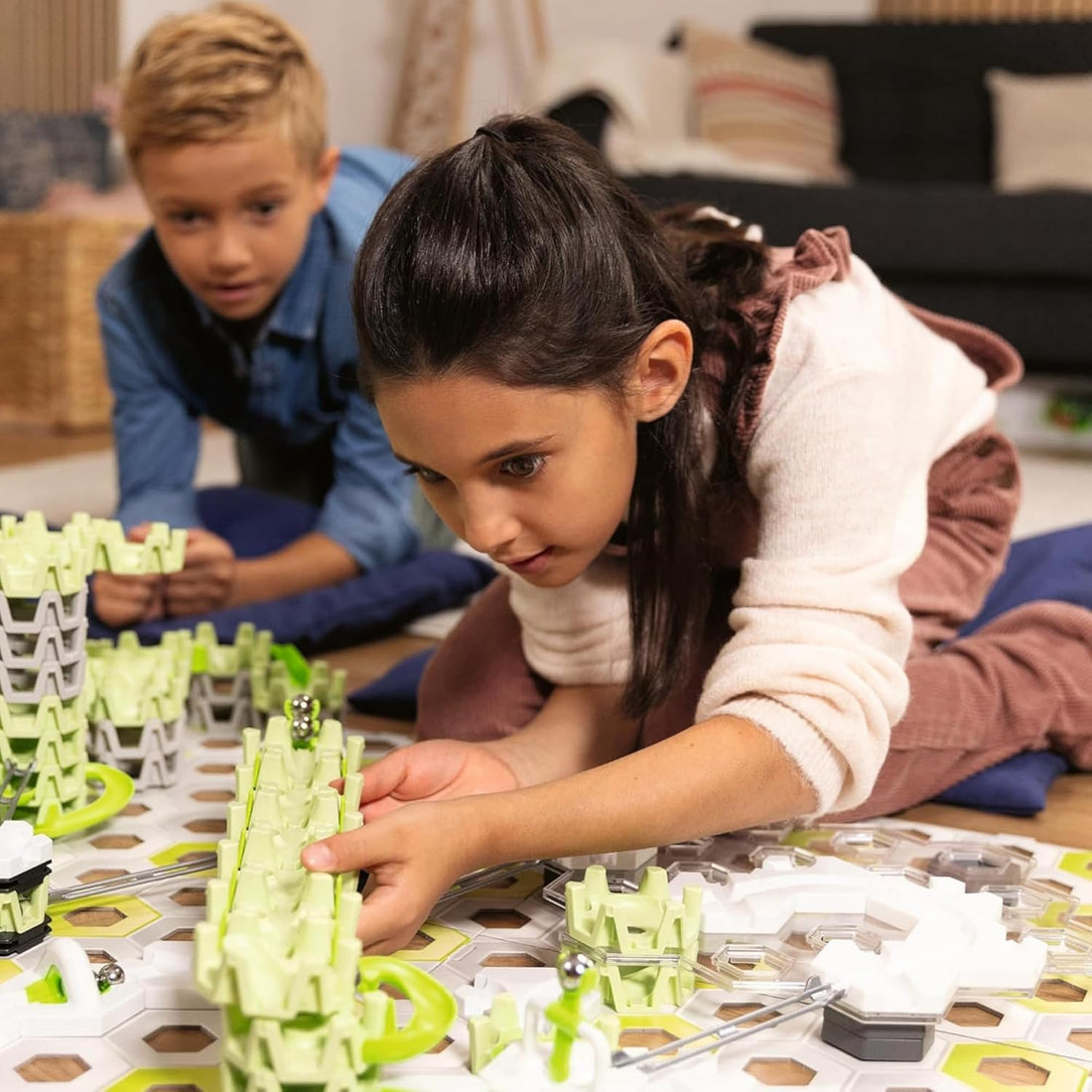 Caja frontal GraviTrax Action-Set M Santorini Skytrax Ravensburger"