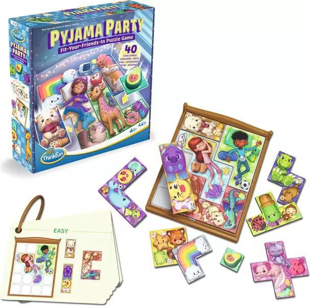 40 desafíos progresivos juego de mesa ThinkFun 5 años