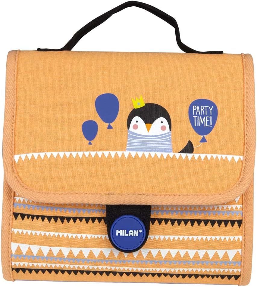  Detalle sistema modular velcro estuche Milan Party Time naranja