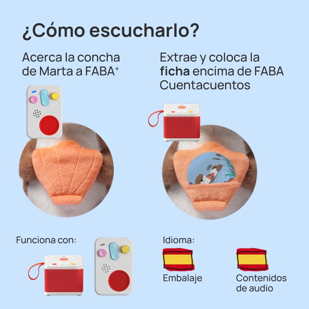 Detalle de la textura extra suave del peluche cuentacuentos FABA Nutria Marta