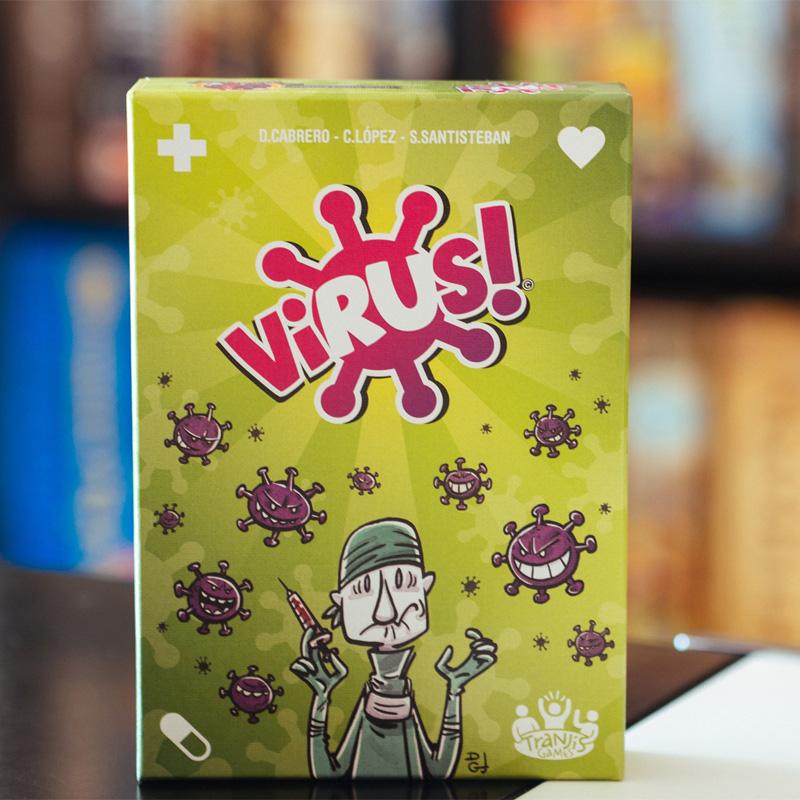 Virus! juego de cartas Tranjis Games – caja del juego de estrategia para 2-6 jugadores