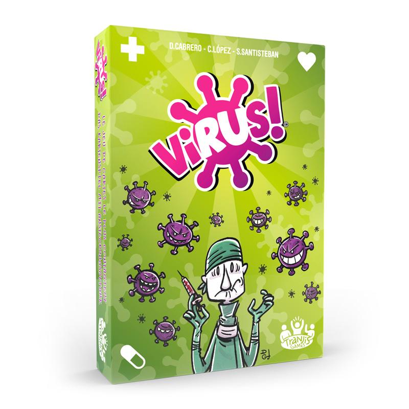 Virus! juego de cartas Tranjis Games – caja del juego de estrategia para 2-6 jugadores