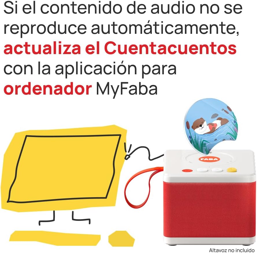 Peluche interactivo FABA con 8 historias rimadas y música de la naturaleza