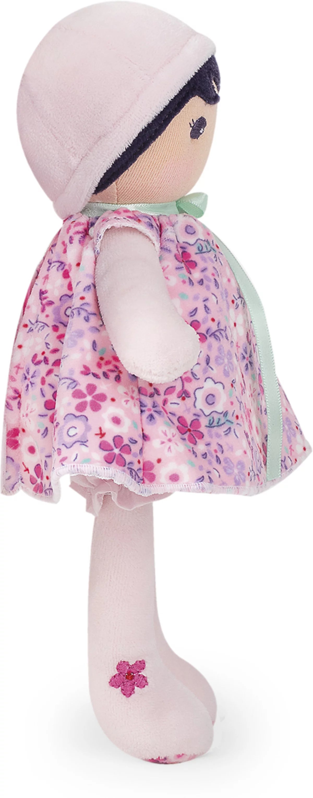 Cinta en la espalda de la muñeca Fleur K Kaloo para personalizar con el nombre del bebe