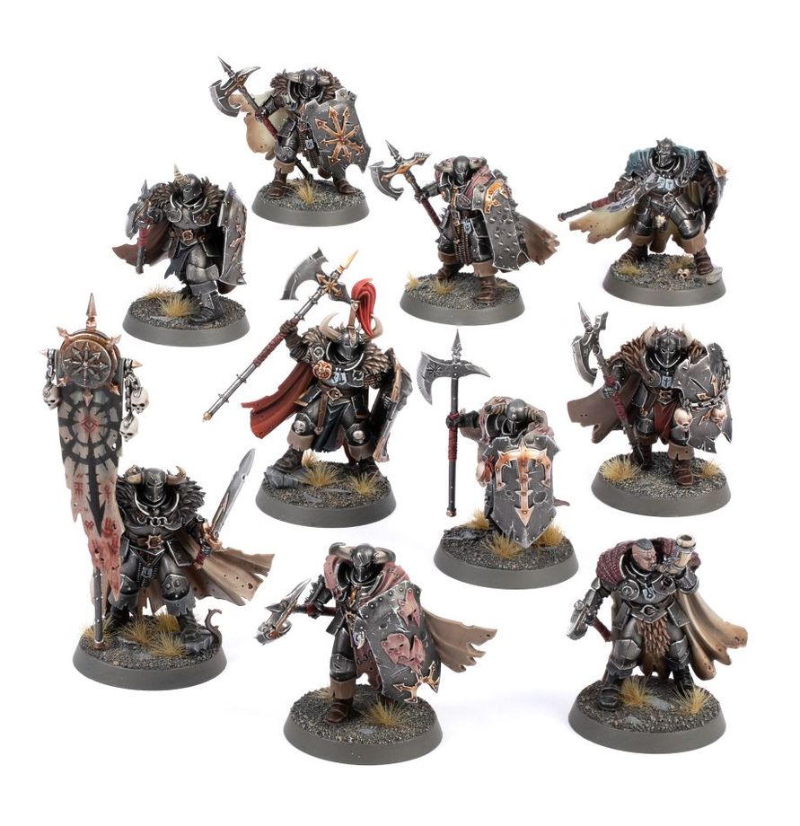 Caja oficial de Guerreros del Caos Slaves to Darkness para Warhammer Age of Sigmar.