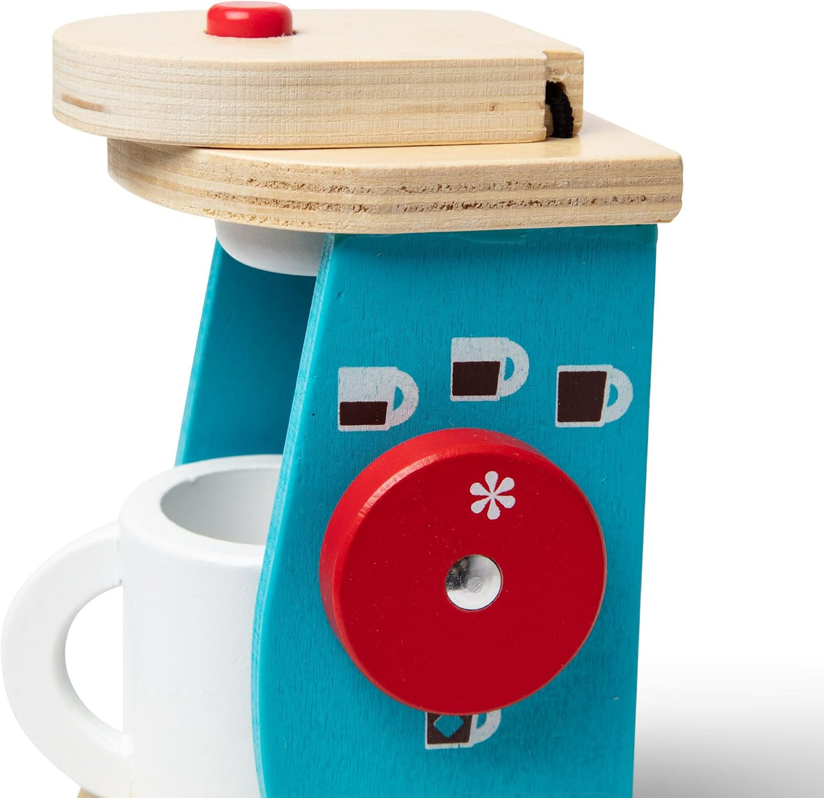 Cafetera de madera para preparar y servir café – Melissa & Doug