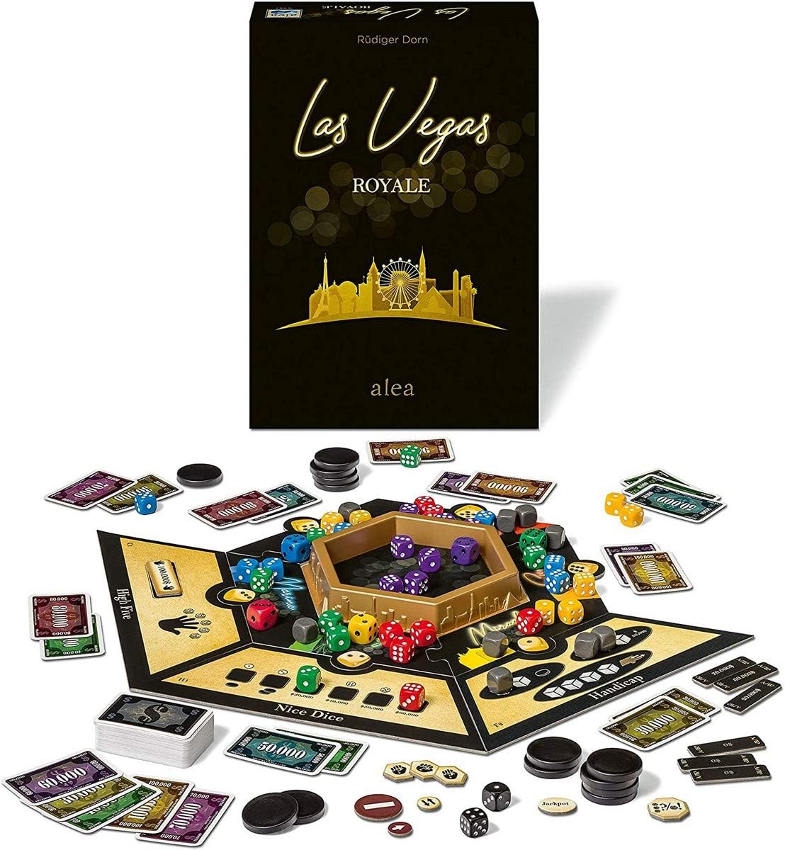 Caja frontal juego de mesa Las Vegas Royale Ravensburger"