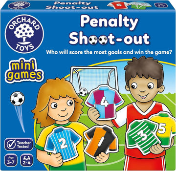 Juego de mesa infantil de fútbol Penalty Shoot Out de Orchard Toys para 2-4 jugadores - Educar Jugando