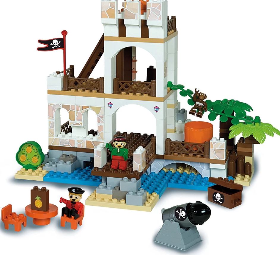 Fortaleza pirata UNICO Plus de 181 piezas | Pirates Adventures