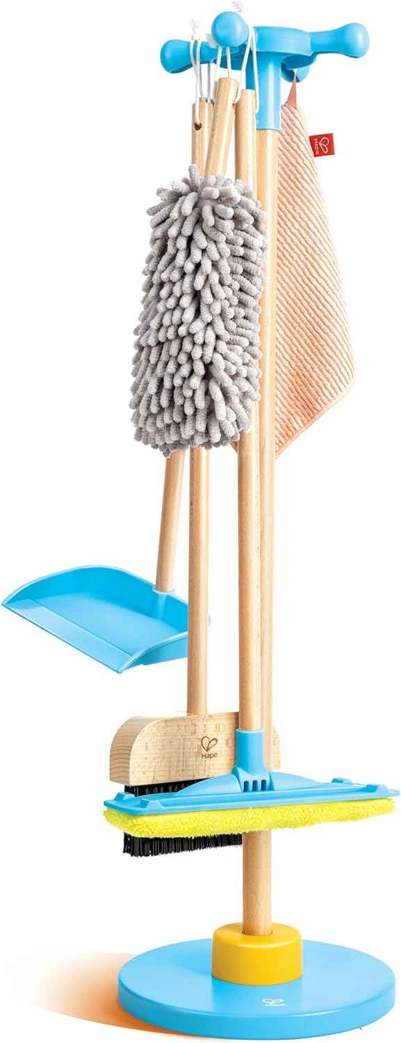 Juego de Limpieza con Escoba Hape E3055 – 6 Piezas
