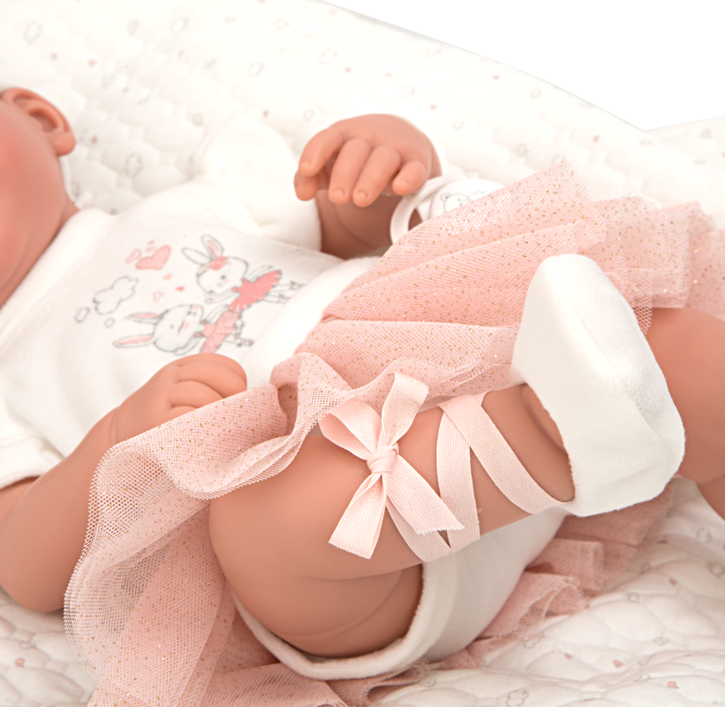 Muñeca realista Zoe para fomentar el desarrollo real sin pantalla en niños - Arias 65344