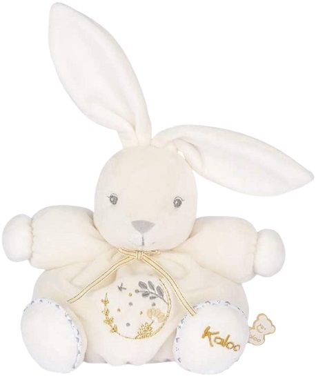 Peluche musical Kaloo Perle conejo crema Patapouf 18cm para bebé"