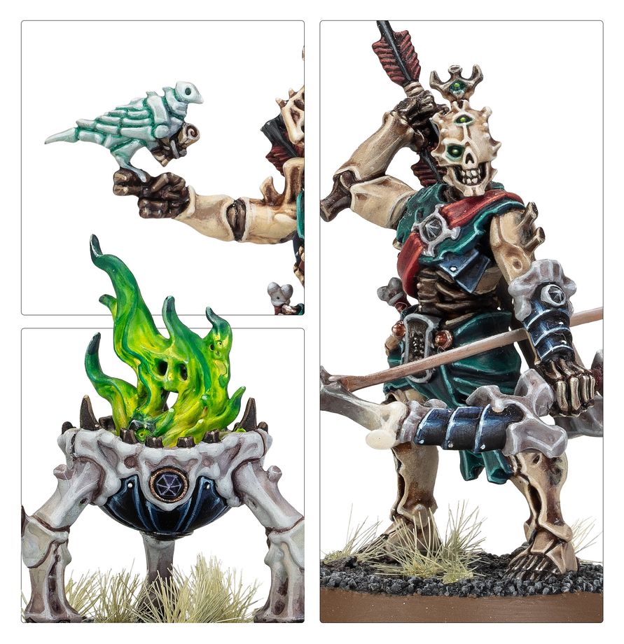 Kit de 146 piezas Triaxes Mortek con campeones y opciones de personalización - Osiarcas Warhammer