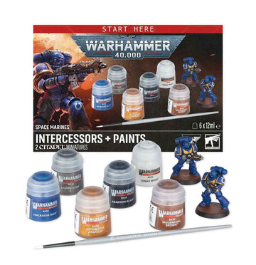 Warhammer 40,000: Marines Espaciales - Intercesores y pinturas