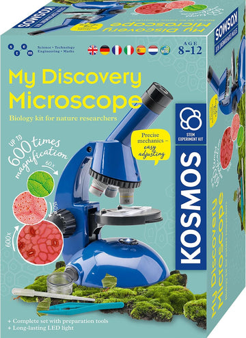 Microscopio My Discovery Kosmos 616984 - caja del set completo para niños a partir de 8 años
