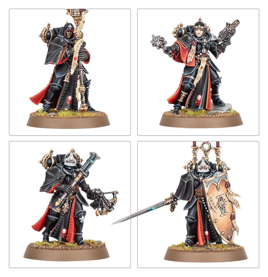 Grupo de 6 miniaturas de los Amos de la Noche (Night Lords) del comando Ala Asesina para Kill Team