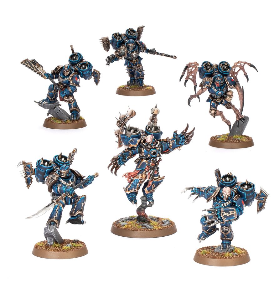 Set de 10 miniaturas de las Insidiadoras Celestes del Adepta Sororitas listas para el combate en Kill Team.