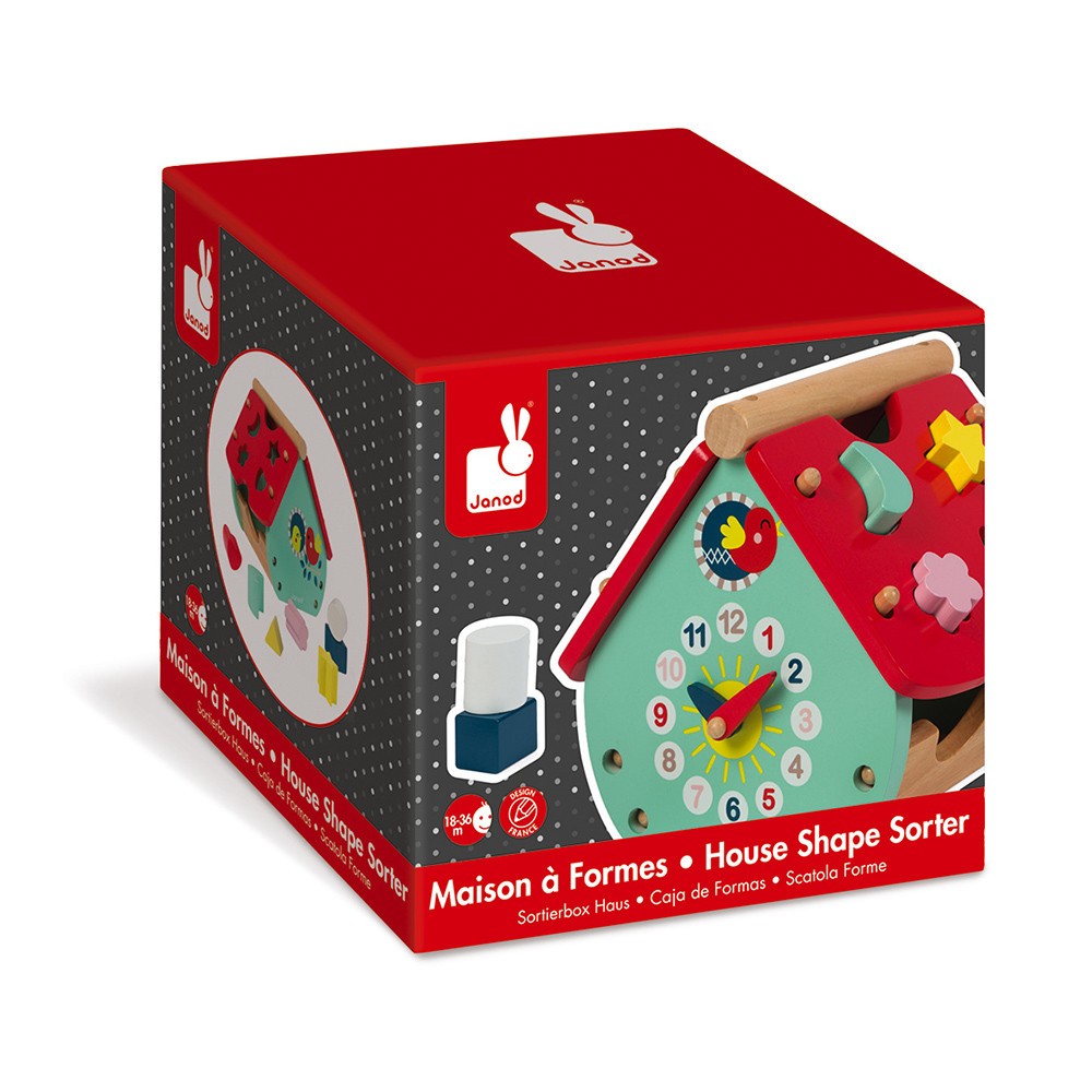 CASA DE FORMAS BABY FOREST EN MADERA - Janod