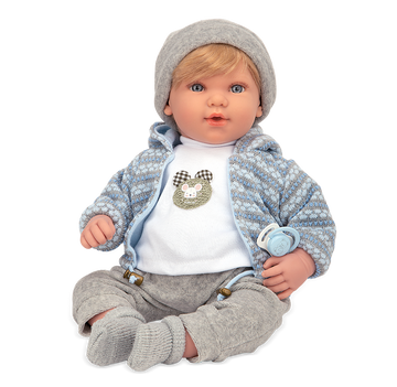 Muñeca Arias Elegance Iria Azul 45 cm interactiva con sonidos - vista frontal