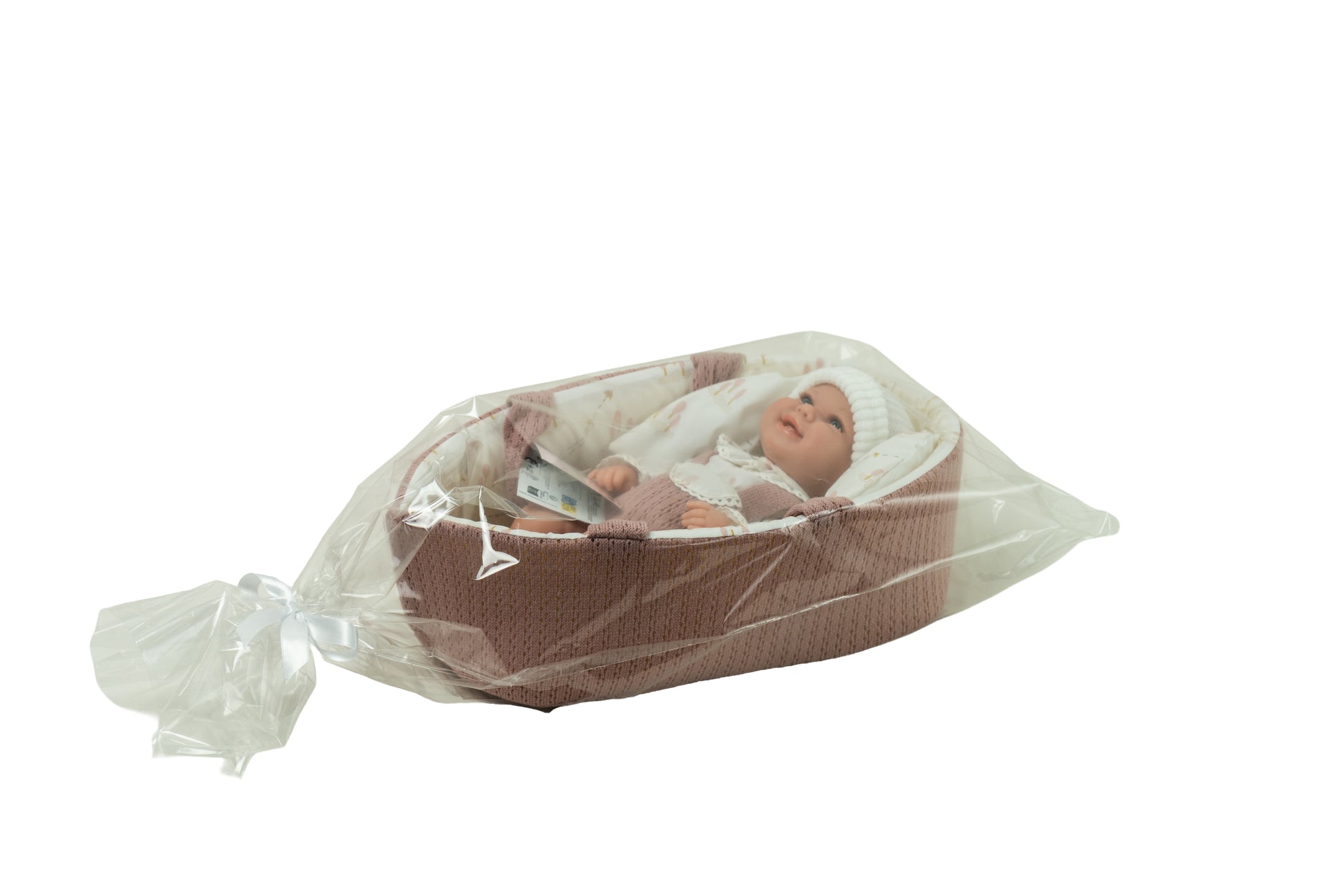 Muñeca Elegance Babyto Rosa 33 cm con capazo en bolsa Muñecas Arias 50729