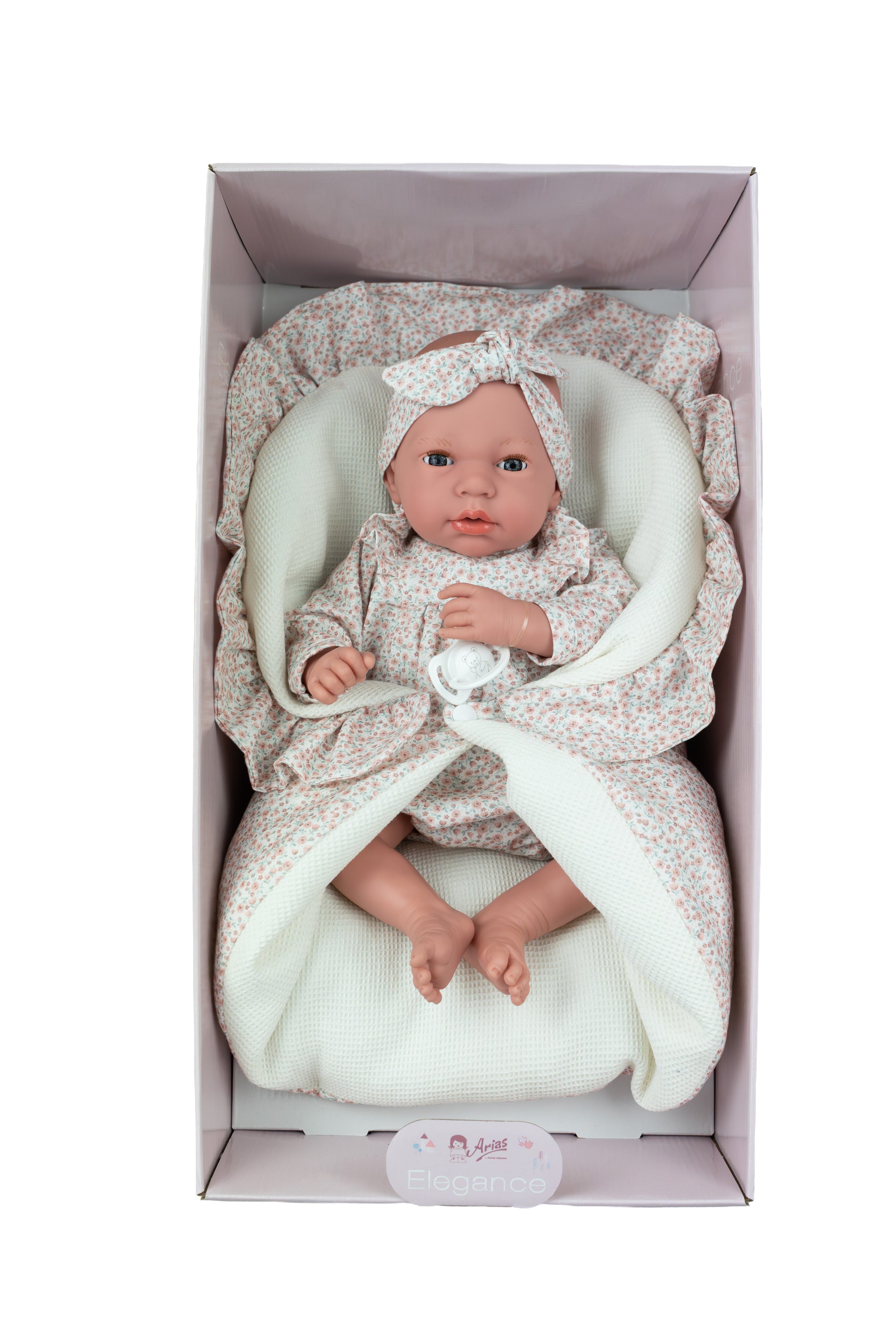 Muñeca Elegance Andie Rosa 40 cm con manta a juego Muñecas Arias