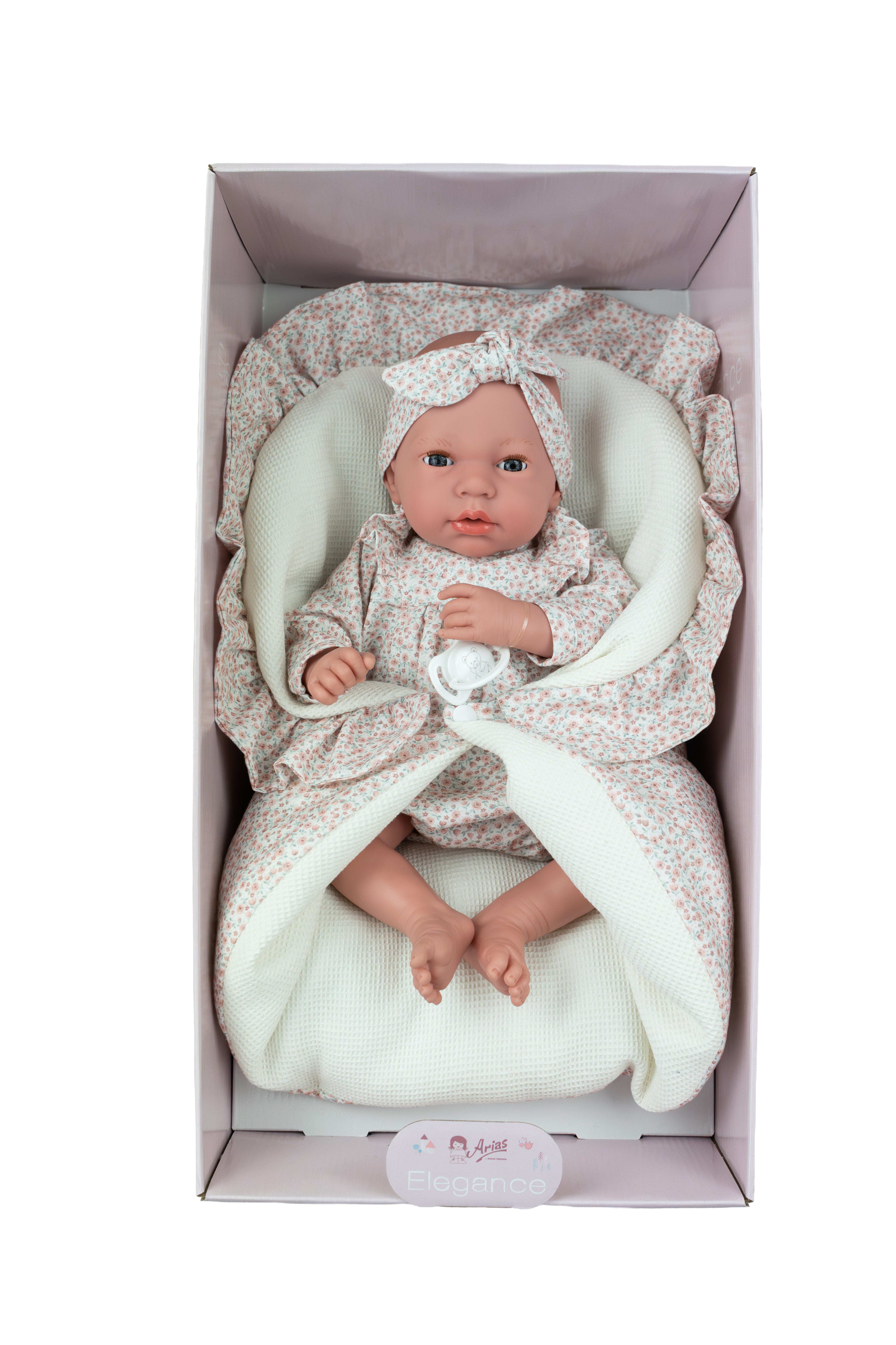 Muñeca Elegance Andie Rosa 40 cm con manta a juego Muñecas Arias