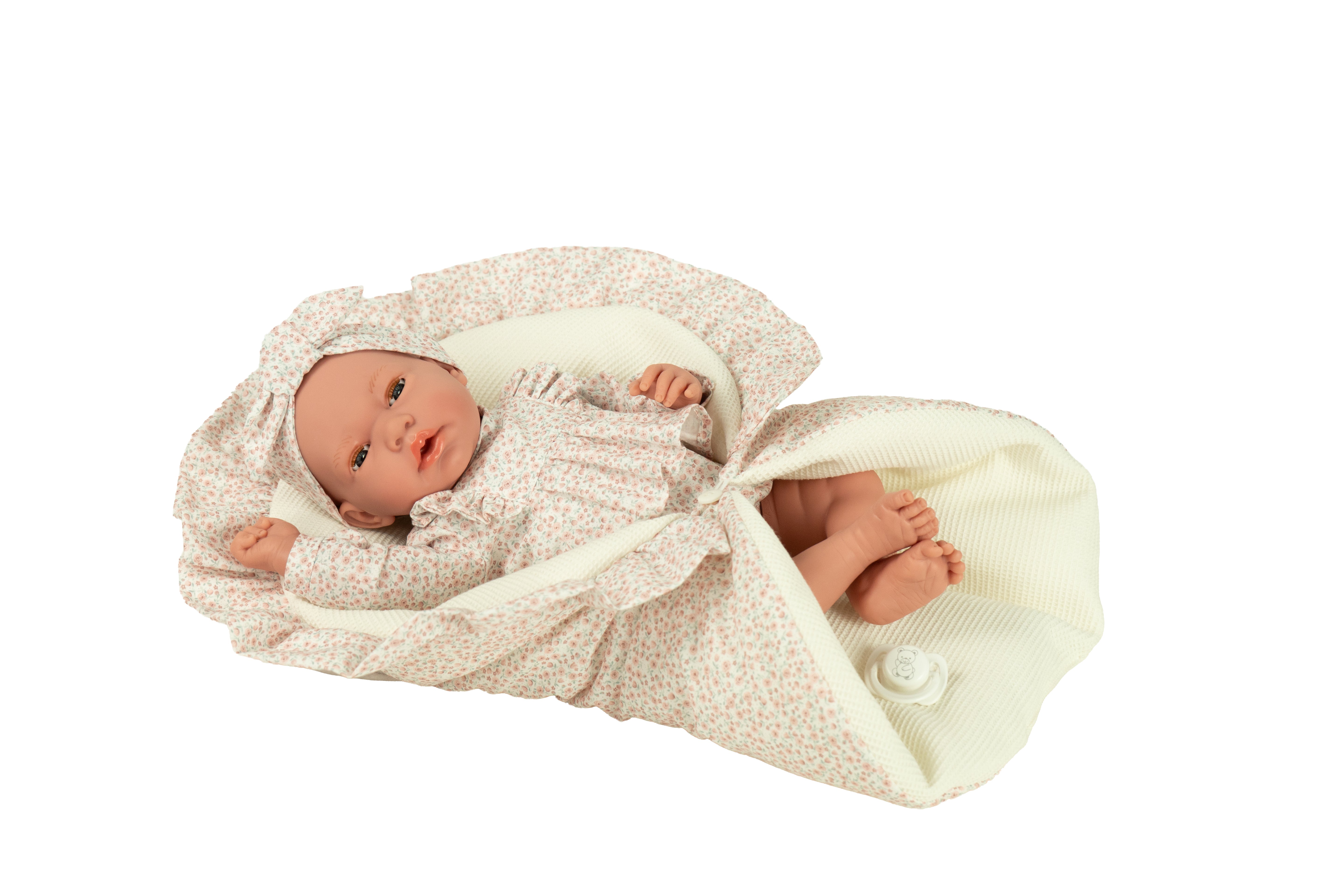 Muñeca Elegance Andie Rosa Muñecas Arias con chupete magnético ref. 60964
