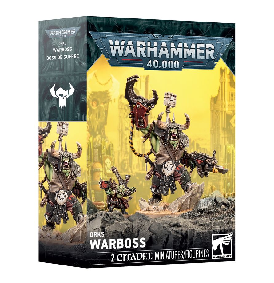 Caja Kaudillo Ork Warhammer 40K kit multicomponente 35 piezas plastico Games Workshop novedad 2026
