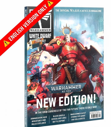 Revista oficial Warhammer White Dwarf 527 en inglés con novedades de Warhammer 40000 para coleccionistas