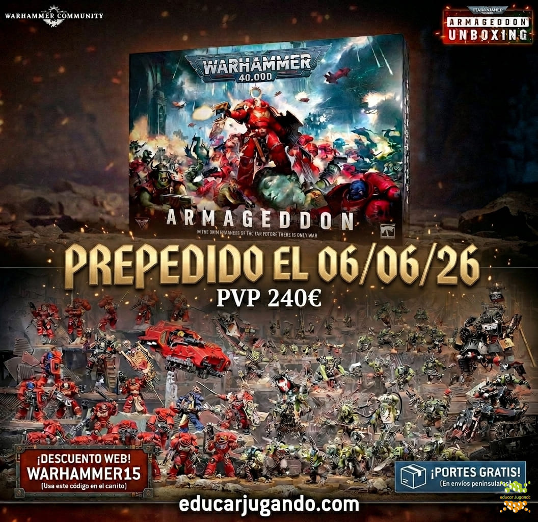 Warhammer 40000: Armageddon – Caja de Inicio Nueva Edición -Preventa-Educar Jugando- Reserva