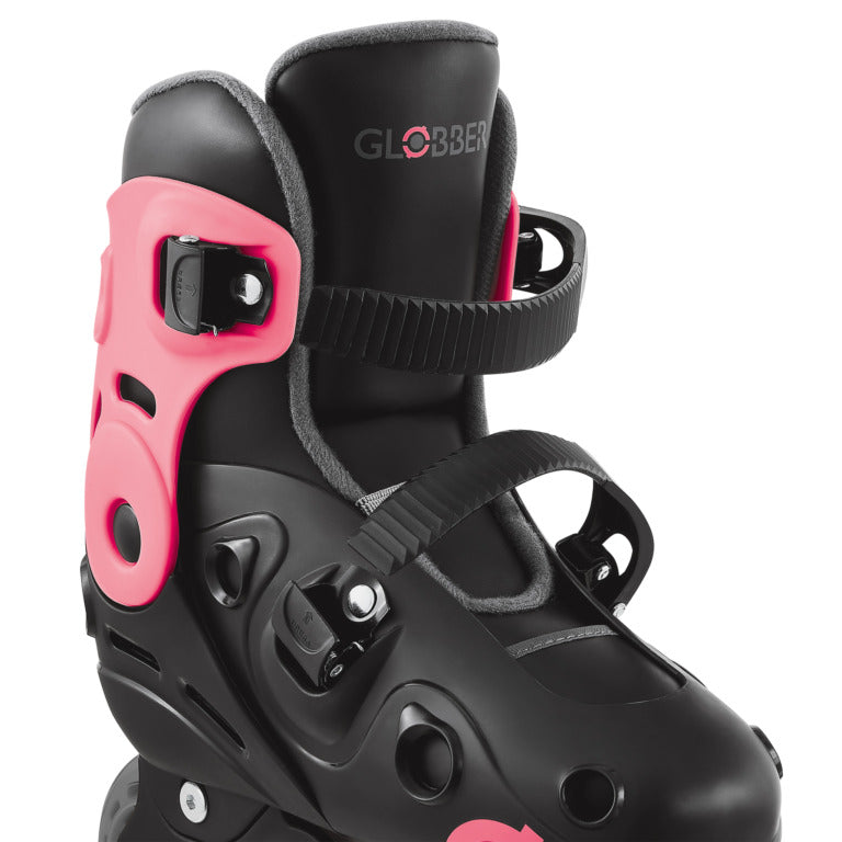 Patines en línea ajustables Globber GO SKATES LIGHTS talla 34-37 color rosa