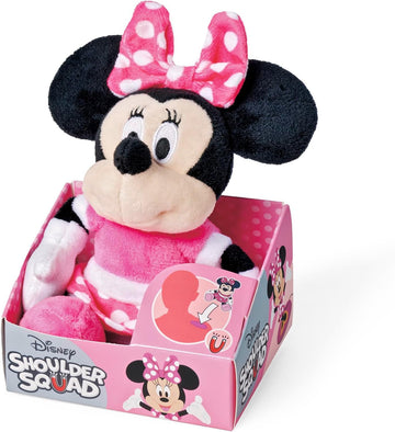 Peluche magnético de Minnie Mouse para el hombro Shoulder Squad de 12 cm - Licencia Oficial Disney - Educar Jugando