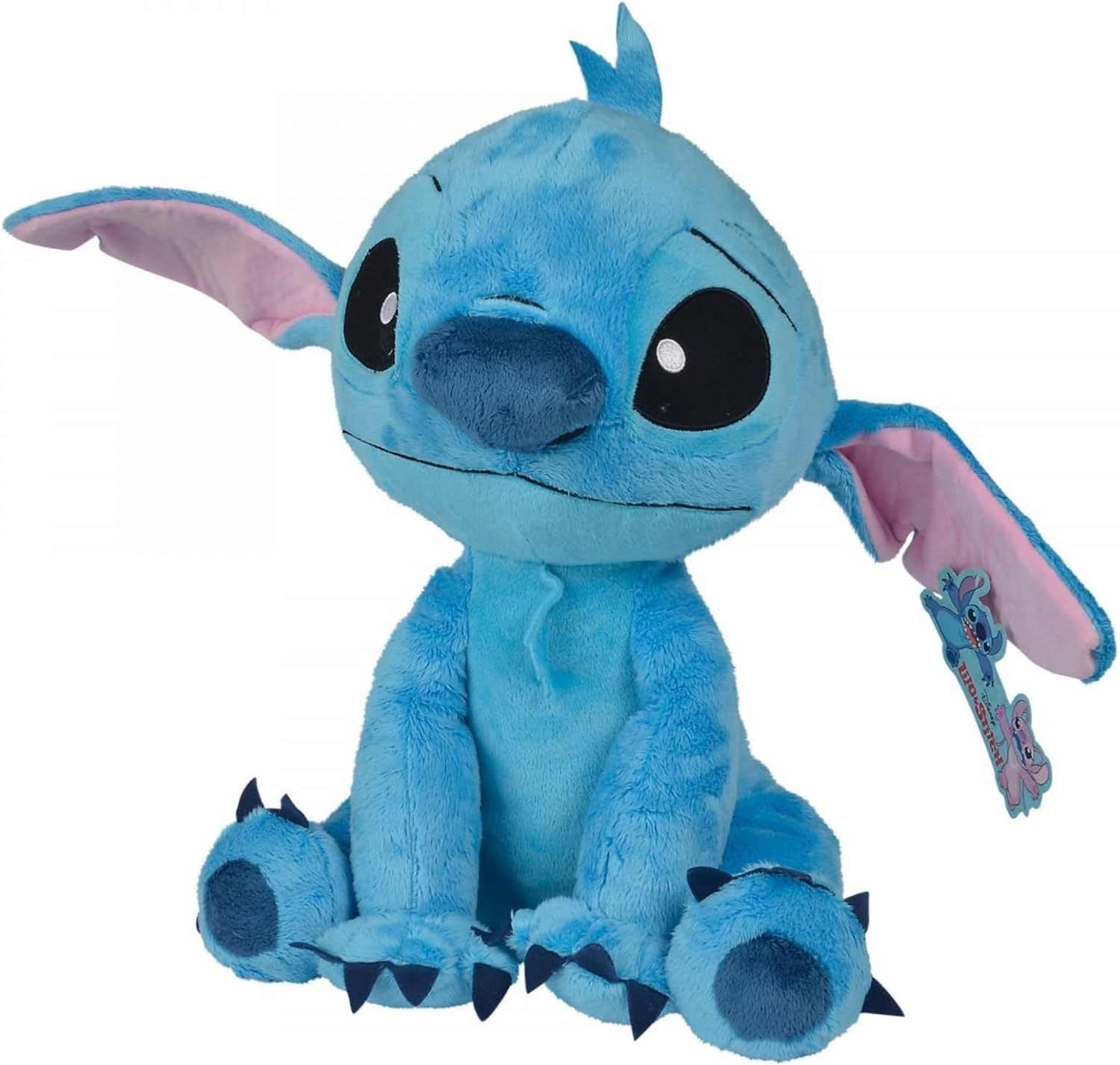 Peluche Stitch Disney de 50 cm original de Simba Toys para compañía y descanso infantil - Educar Jugando