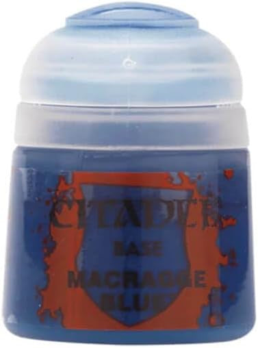 Pintura Citadel Base Macragge Blue de 12 ml color azul vibrante para miniaturas Ultramarines de Warhammer - Educar Jugando - Warhammer 21-08