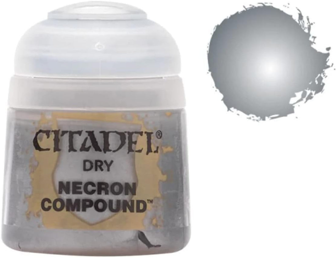 Pintura Citadel Dry Necron Compound de 12 ml para técnica de pincel seco y efectos metálicos en miniaturas - Educar Jugando - Warhammer 23-13